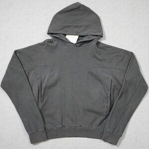 Grailz Talk Grey Button Hoodie